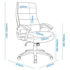 Garrison Leather Executive Chair -Furniture Store 30851911 alt09