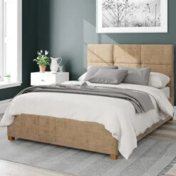 Caine Firenze Ottoman Bed Frame, Velour -Furniture Store 30852065