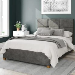 Caine Kimyo Ottoman Bed Frame, Linen -Furniture Store 30852093