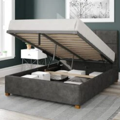 Caine Kimyo Ottoman Bed Frame, Linen -Furniture Store 30852096 alt01