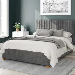 Grant Firenze Velour Ottoman Bed Frame -Furniture Store 30852483