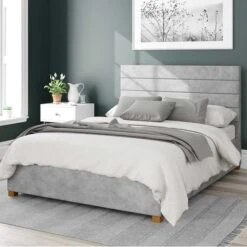 Kelly Kimyo Linen Ottoman Bed Frame -Furniture Store 30852584