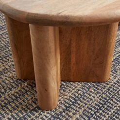 Ludo Kidney Shaped Coffee Table, Mango Wood -Furniture Store 30856714 alt02