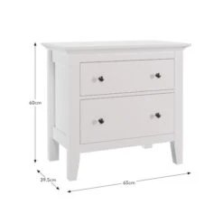 Lynton 2 Drawer Wide Bedside Table -Furniture Store 30856991 alt09