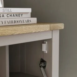 Olney Corner Hideaway Desk, Stone -Furniture Store 30856999 alt05