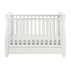 Babymore Eva Sleigh Cot Bed With Drawer -Furniture Store 30857150 alt04