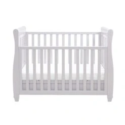 Babymore Eva Sleigh Cot Bed With Drawer -Furniture Store 30857151 alt06