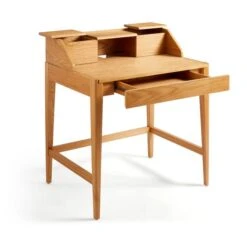 Knowle Compact Pull Out Oak Desk -Furniture Store 30857469 alt08