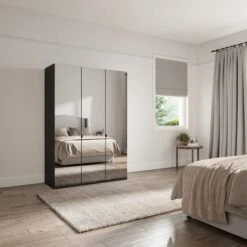 Wiemann Kahla 3 Door Mirrored Wardrobe -Furniture Store 30858647