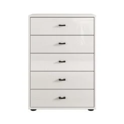 Wiemann Kahla Glass Fronted Small 5 Drawer Chest -Furniture Store 30858680 alt01