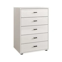 Wiemann Kahla Glass Fronted Small 5 Drawer Chest -Furniture Store 30858680 alt02