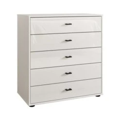 Wiemann Kahla Glass Fronted Large 5 Drawer Chest -Furniture Store 30858682 alt02