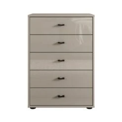 Wiemann Kahla Glass Fronted Small 5 Drawer Chest -Furniture Store 30858686 alt01