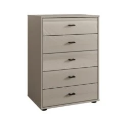Wiemann Kahla Glass Fronted Small 5 Drawer Chest -Furniture Store 30858686 alt02