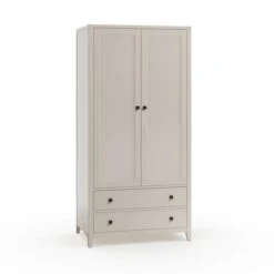 Malone Double Wardrobe, Warm Grey -Furniture Store 30858780 alt08