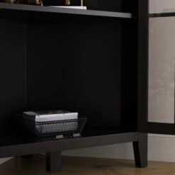 Lynton Glazed Glass Corner Cabinet -Furniture Store 30858802 alt02