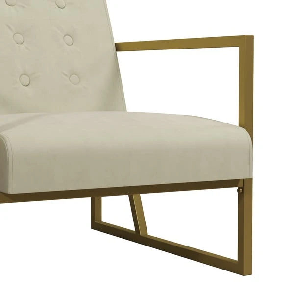 Cosmo Living Velvet Lexington Chair 9 Cosmo Living Velvet Lexington Chair - Image 9