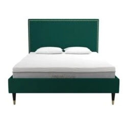 Cosmo Living Audrey Bed Frame, Velvet -Furniture Store 30859547 alt02