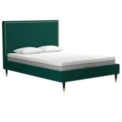 Cosmo Living Audrey Bed Frame, Velvet -Furniture Store 30859547 alt03