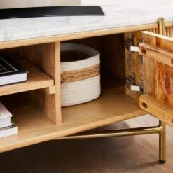 Alina Fluted Wide TV Unit, Mango Wood Fo TVs Up To 60" 10 Alina Fluted Wide TV Unit, Mango Wood Fo TVs Up To 60" -Furniture Store 30859818 alt03