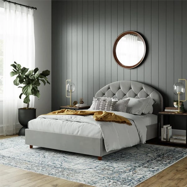 Aspen Upholstered Bed Frame, Velvet 9 Aspen Upholstered Bed Frame, Velvet - Image 9
