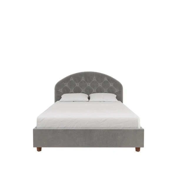 Aspen Upholstered Bed Frame, Velvet 4 Aspen Upholstered Bed Frame, Velvet - Image 4