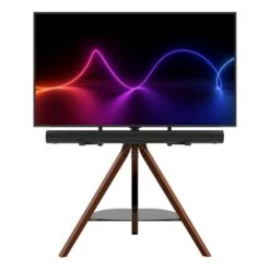 AVF Hoxton Tripod TV Unit With Soundbar Mount For TVs Up To 70" -Furniture Store 30861073 alt02