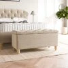 Arriana Woven End Of Bed Storage Ottoman