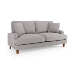 Beatrice Flatweave Grey 3 Seater Double Sofa Bed -Furniture Store 30864218 alt05