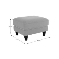 Beatrice Tonal Chenille Footstool -Furniture Store 30864222 alt09