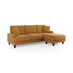 Beatrice Tonal Chenille Corner Chaise Sofa -Furniture Store 30864235 alt02