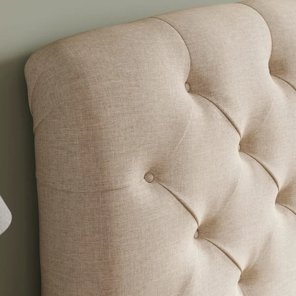 Arriana Ottoman Chesterfield Bed Frame, Woven Fabric 15 Arriana Ottoman Chesterfield Bed Frame, Woven Fabric - Image 15