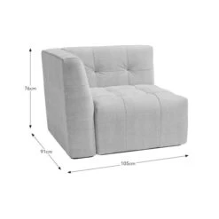 Squish Tonal Chenille Left Hand Facing Corner Modular Piece -Furniture Store 30864611 alt09