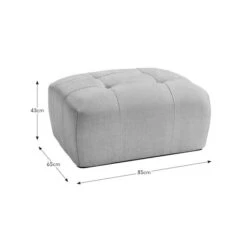 Squish Tonal Chenille Foostool -Furniture Store 30864613 alt09