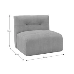 Squish Tonal Chenille Armless Modular Piece -Furniture Store 30864614 alt09