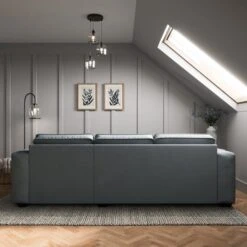 Claude Tonal Chenille Corner Chaise Sofa -Furniture Store 30866089 alt02