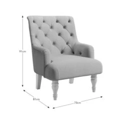 Arianna Button Back Accent Chair -Furniture Store 30866938 alt09