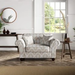 Angus Ikat Snuggle Chair 30 Angus Ikat Snuggle Chair -Furniture Store 30869188