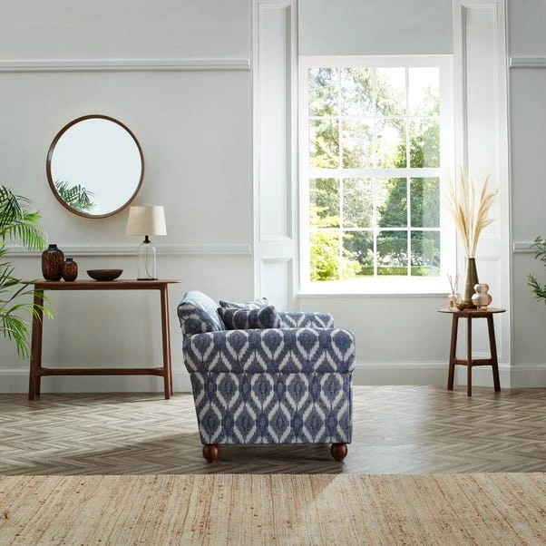 Angus Ikat Snuggle Chair 3 Angus Ikat Snuggle Chair - Image 3