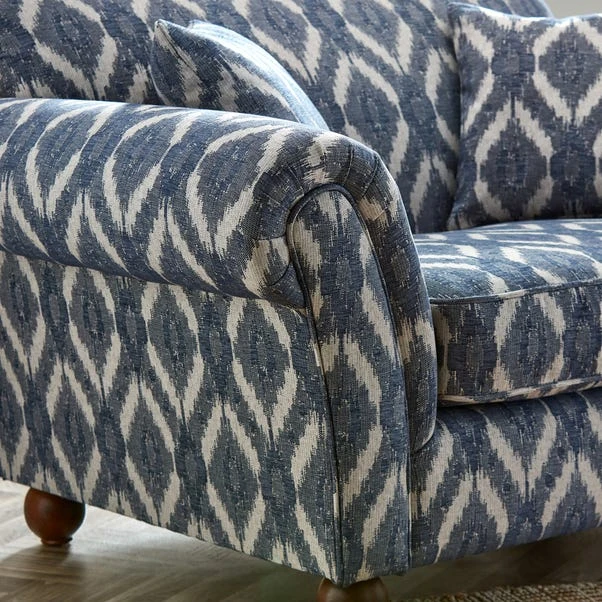 Angus Ikat Snuggle Chair 5 Angus Ikat Snuggle Chair - Image 5