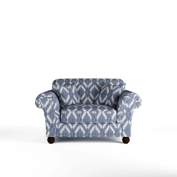 Angus Ikat Snuggle Chair 8 Angus Ikat Snuggle Chair - Image 8