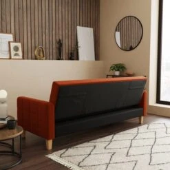 Harlow Velvet Storage Double Sofa Bed -Furniture Store 30869610 alt02