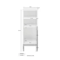 Odell Single Door Bathroom Cabinet -Furniture Store 30869862 alt09