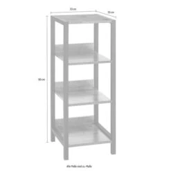 Colton Shelving Unit, Concrete Effect 9 Colton Shelving Unit, Concrete Effect -Furniture Store 30869871 alt09