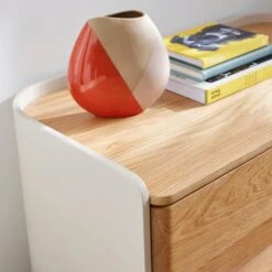 Reggie 3 Drawer Chest, Oak Effect -Furniture Store 30871518 alt03