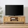 Churchgate Walton Wide TV Unit For TVs Up To 55", Oak