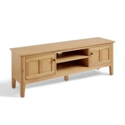 Churchgate Walton Wide TV Unit For TVs Up To 55", Oak -Furniture Store 30871585 alt04