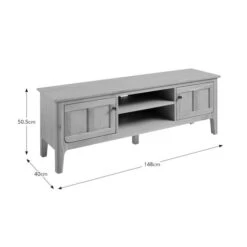 Churchgate Walton Wide TV Unit For TVs Up To 55", Oak -Furniture Store 30871585 alt09