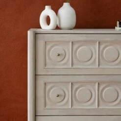 Theodore 3 Drawer Chest, Mango Wood -Furniture Store 30872718 alt03