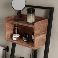 Fulton Bathroom Ladder Shelf, Pine Effect -Furniture Store 30873186 alt05